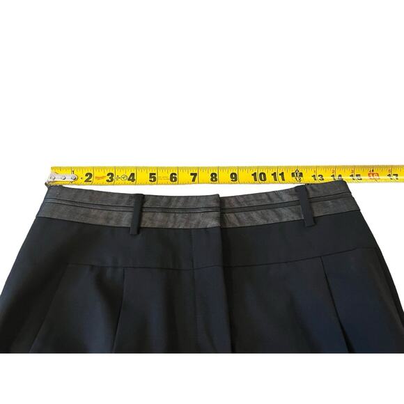 Alexander Wang Dress Leather Trim‎ Womens Pants Size 4, Pleated, Trousers EUC - Picture 11 of 11